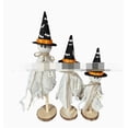 thumbnail image 3 of 3-Pack Halloween Ghost Figurines Set, Resin Tabletop Decor for Home, Cute Decorations for Party, Indoor Fall Seasonal Holiday Display, 1Pack 3-Pack Ghost #I, 3 of 7