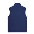 thumbnail image 4 of JUUYY Men's Lightweight Softshell Vest Outerwear Zip Up Stand Collar Outdoor Casual Solid Color Vest Coats Sleeveless Quick Dry Golf Vest Jacket Dark Blue M, 4 of 4