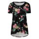thumbnail image 4 of Blusa informal de manga corta con cuello redondo y estampado suelto de verano para mujer con estilo OAVQHLG3B Store  lin121212, 4 of 4