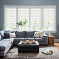 thumbnail image 5 of Keego No Drill No Tool Motorized Zebra Shades Blinds Remote Control Dual Layer Roller Shades Blackout Window Treatment - Sand, 51"W x 64"H, 5 of 8
