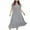 Z_Gray, variant on Loopsun Womens Summer Dresses, Casual V-Neck Short Sleeve Solid Plus Size Midi Dress with Pockets White