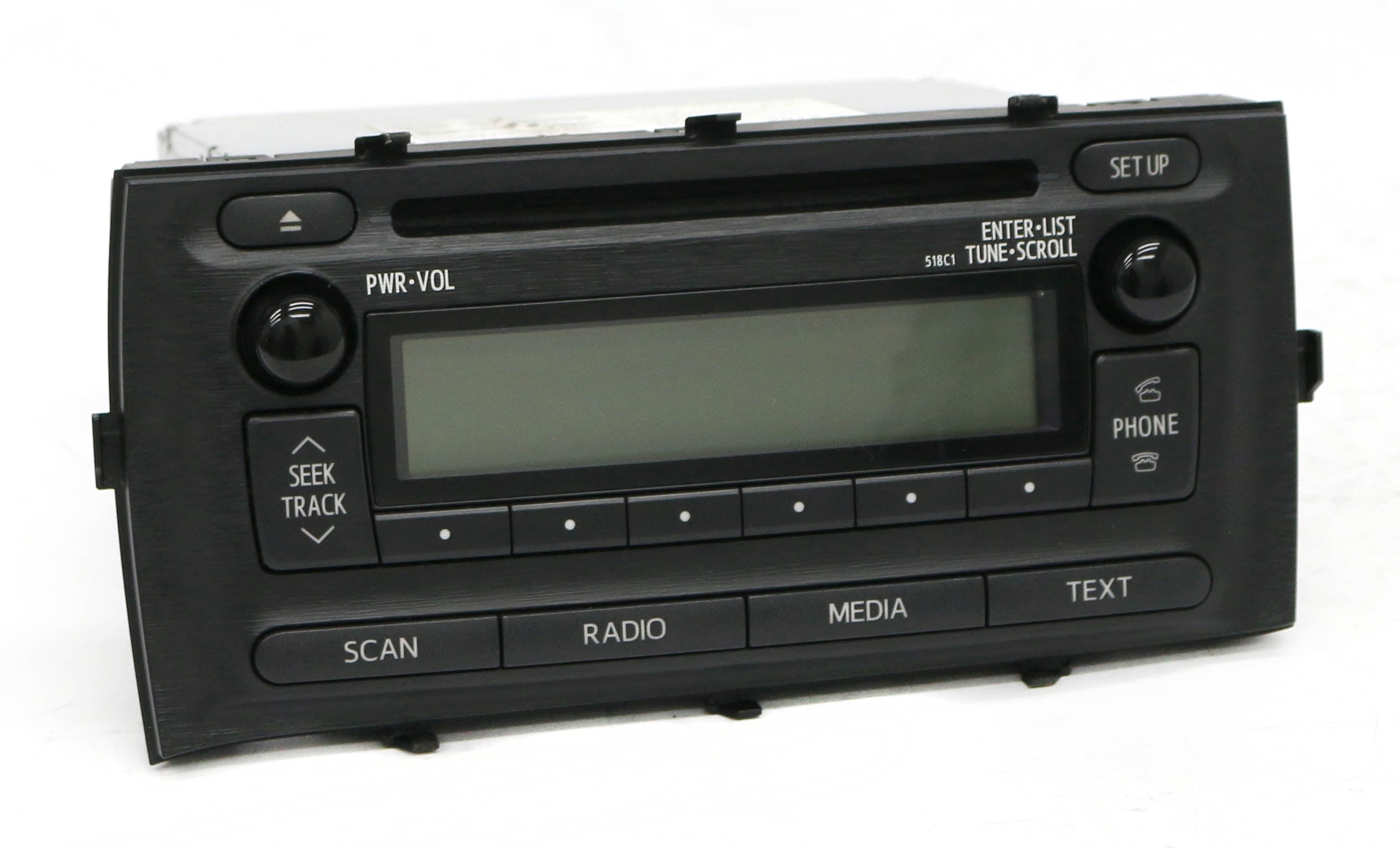 Restored 2012-2014 Toyota Prius AM FM Radio Single Disc CD Player 86120-52D10 Face 518C1 (Refurbished)