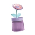 thumbnail image 3 of Mini humidificador Humidificador Humidificador Muto en forma de flor 260 ml de lámpara nocturna portátil Difusor de aceite esencial para la oficina Violeta, 3 of 8