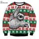 thumbnail image 2 of Sudadera de Navidad FEA para hombre, jersey de gran tamaño, chándal para pareja, sudadera con gráfico de animales, ropa de calle Vintage, ropa masculina, 2 of 4