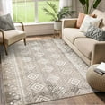 thumbnail image 2 of CAROMIO Area Rugs Living Room Rug Bohemian Throw Rugs with Rubber Backing Washable Rugs Bedroom Rugs Soft Rug, 4' x 6' Brown, 2 of 6
