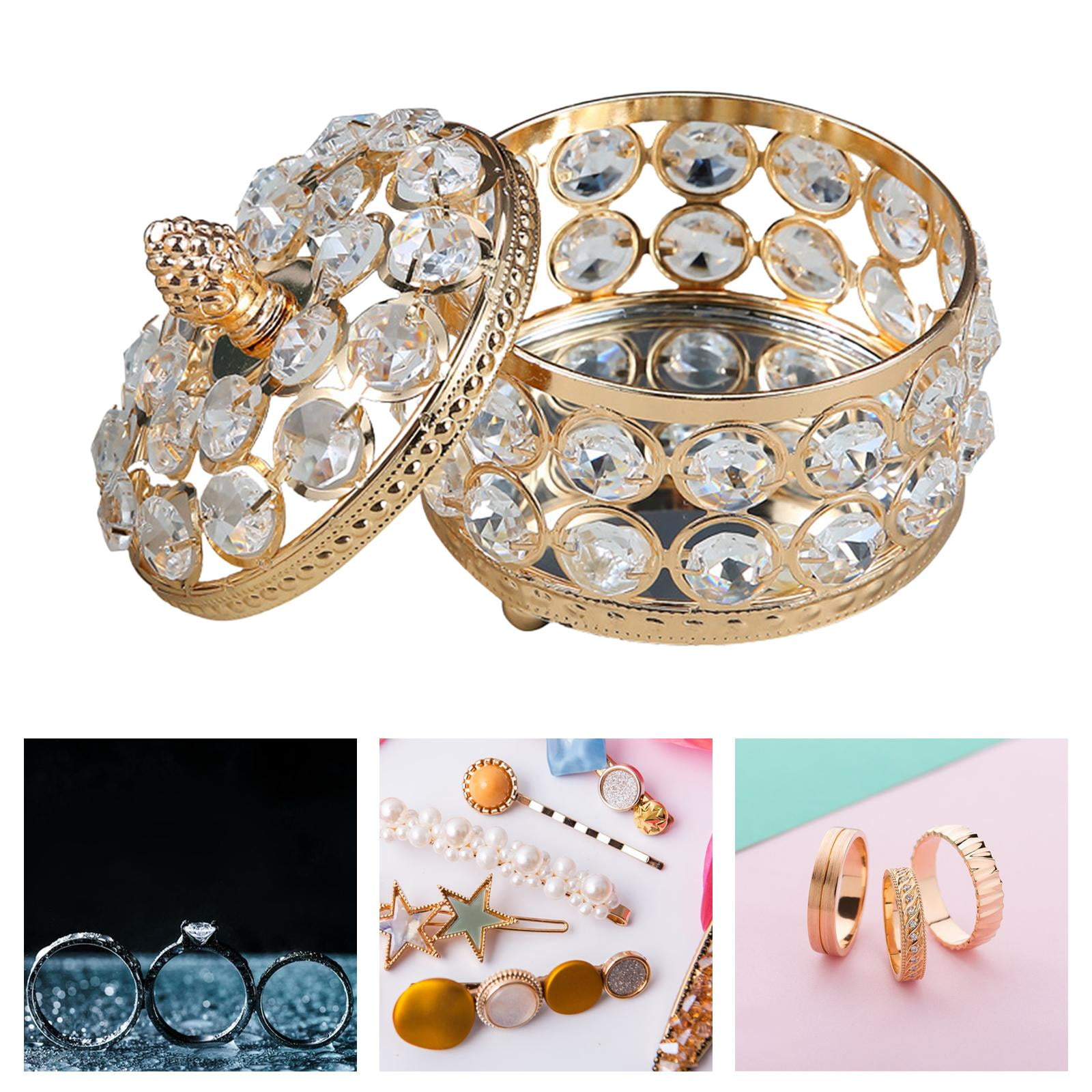 yuksok Jewelry Box Display Holder Trinket Box for Women for Earrings Wedding Adults l