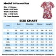 thumbnail image 2 of IYYVV Easter Scrub Tops Women Bunny Egg Hunt Print Medical Scrub Tops Holiday Working Scrubs Uniform with 2 Pockets White 5XL, 2 of 5