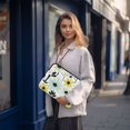 thumbnail image 6 of FORMRS 13-13.3 inch Laptop Sleeve Case Soft Carrying Quilted Computer Bag Cover, White Flower, 6 of 7