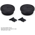 thumbnail image 1 of 2 Pack EF EF-S Mount Body Cap Cover & Rear Lens Cap for Canon EOS 60D 70D 77D 80D 90D 5D Mark III IV 6D 7D Mark II 1DX, 1 of 5