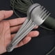 thumbnail image 2 of Vajilla Spork de titanio ultraligero portátil para acampar al aire libre senderismo Picnic Labymos Cuchara de titanio, 2 of 7