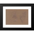thumbnail image 2 of Józef Simmler 14x11 Black Modern Framed Museum Art Print Titled - Sketches of Mary Magdalene to the Composition ‘Entombment’ (1850), 2 of 5