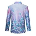 thumbnail image 4 of Abcnature Women's Button-Down Blouses Long Sleeve Chiffon T-Shirts for Women Loose Casual Shirts Turn-Down Neck Tops Recommend Weight 121 to 132lb, 4 of 5