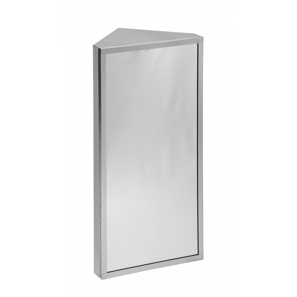 Renovator's Supply Polished Stainless Steel Corner Wall Mount Medicine