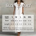 thumbnail image 2 of Morttic Women's Minimalist Solid Color Ruffle V-Neck Casual Beach Maxi Dress with Pockets, Loose Fit Summer Outfit Army Blue，XL, 2 of 2