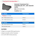 thumbnail image 2 of Automatic Transmission Pan - Compatible with 1997 - 2001 Chevy Lumina 1998 1999 2000, 2 of 2