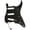 Black White, variant on AxLabs Habanero 3 Ply 11-Hole Mount Pre-Wired S/S/S Pickguard Black Black
