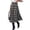 Black, variant on EANJE Midi Plaid Skirt for Women Button Detail Casual Flared Vintage High Waist A Line Mid-Length Tartan Skirts Black S