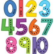 Teacher Created Resources Paper Colorful Jumbo Numbers Bulletin Board Set, 11 Pieces