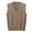 Coffee, variant on Women's Knit Sweater Vest V Neck Sleeveless Pullover Thin Cardigan Casual Layering Stretchable Soft Comfortable Lightweight Tops For Fall Winter Spring Everyday Wear