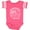 Football Pink and White, variant on Inktastic Summer Vacation Mode Cape Charles Beach Virginia Boys or Girls Baby Bodysuit