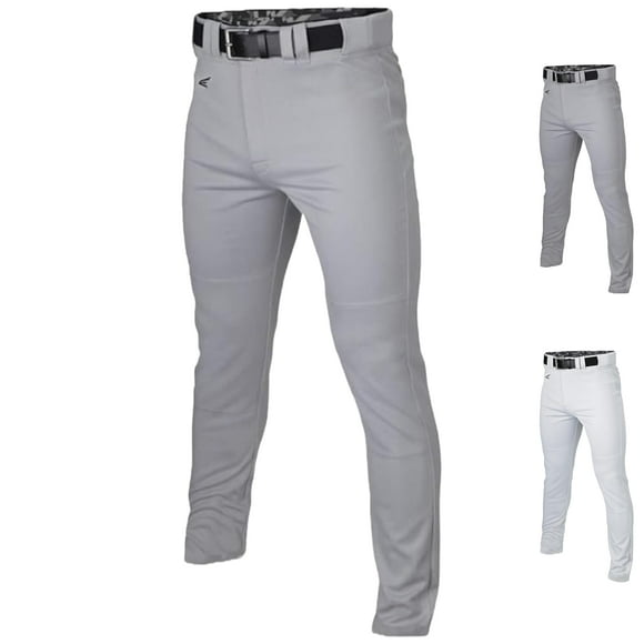 Easton Men's Full-Length Relaxed Fit Baseball Pants Grey