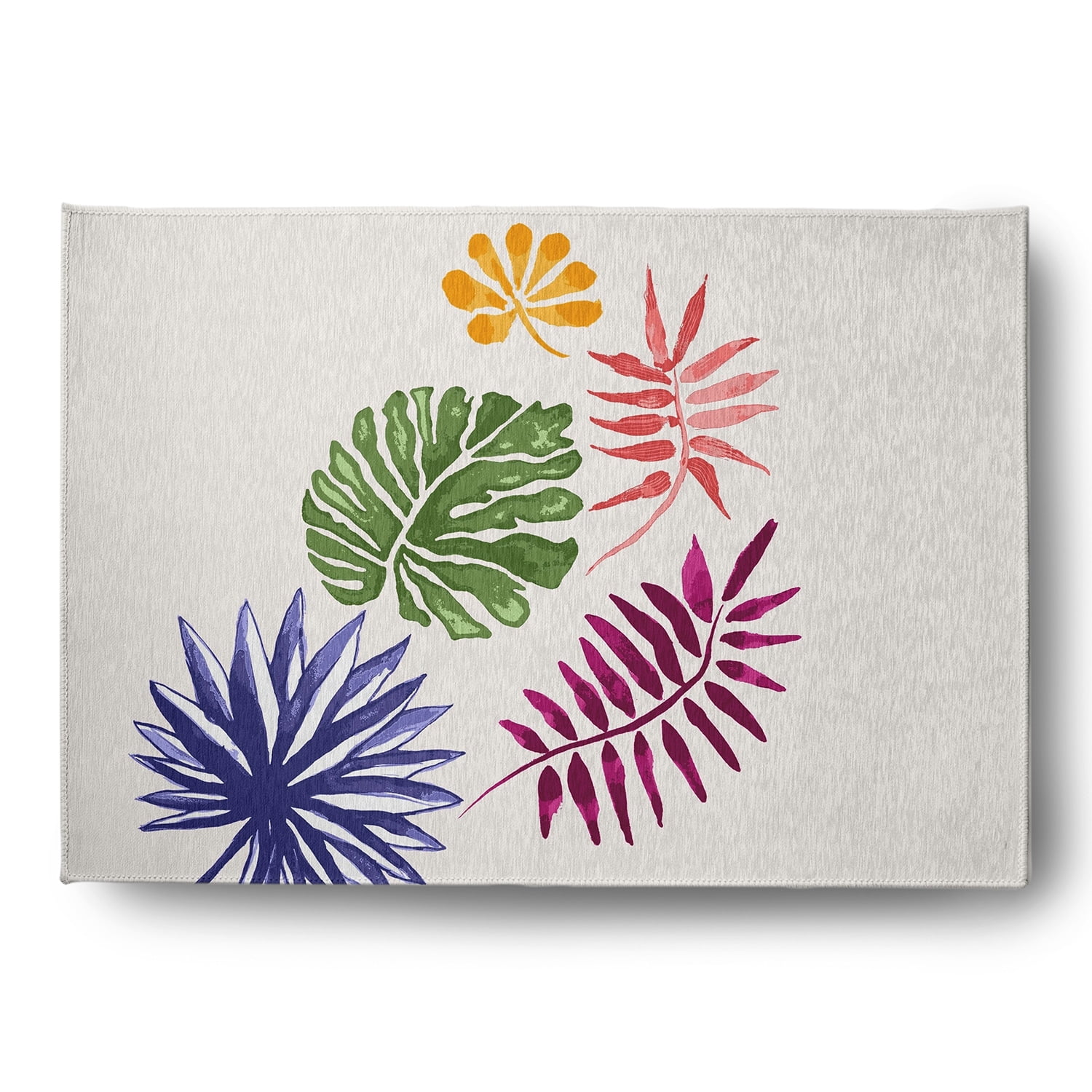 Simply Daisy 2' x 3' Multi Brambles Spring Chenille Rug