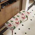 thumbnail image 4 of Psesaysky Cute Santa Claus Dining Bench Covers, Christmas Tree Printed Stretch Seat Cushion Covers Removable Washable Bench Slipcover, Rectangle Seat Protector for Dining Room, Living Room, Bedroom, 4 of 7