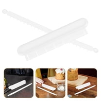 DEEPCRAFF Cake Decorating Accessories Plastic Fondant Cake Arc Ruler White 1 Set