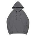 thumbnail image 4 of Sweatshirts for Women 2025 Oversized Hoodies Winter Cotton Sweatshirts Pullover 2025 Fashion Tops Trendy Outfits Womens Plus Size Sweatshirts Gray Xxxxl, 4 of 5