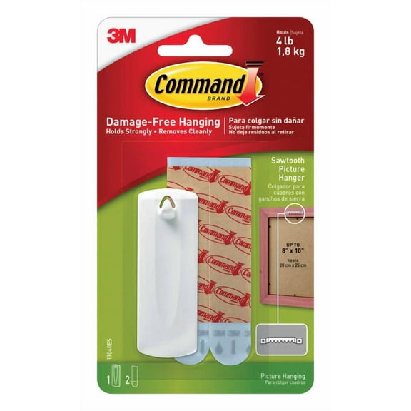 3M Command White Sawtooth Picture Hanger