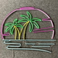 thumbnail image 4 of Glowneon Beach Neon Signs, Summer Wall Decor, 4 of 4