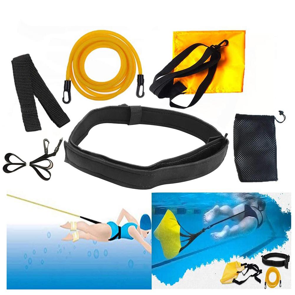 Swim Training Belt Set Swim Training Leash Swim Tether Stationary