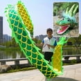 thumbnail image 1 of Small Size Dragon Poi, Outdoor Fitness Dragon Design Spinning & Shaking Poi With Dragon Head, Real-Like Dragon Flinging Ribbon For Kids/Beginner, 1 of 7