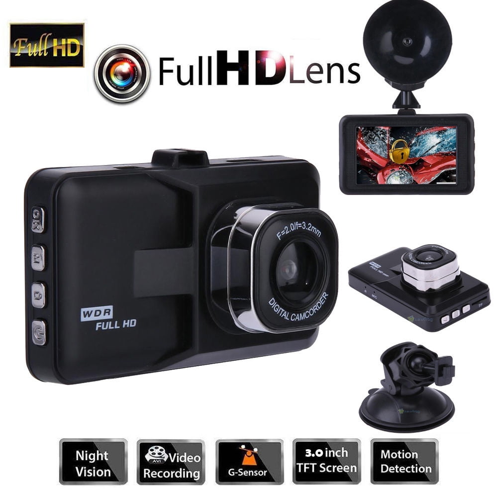 3.0" LCD Car Dash Video Camera 720P DVR Cam Recorder Night Vision G-sensor GGRR 