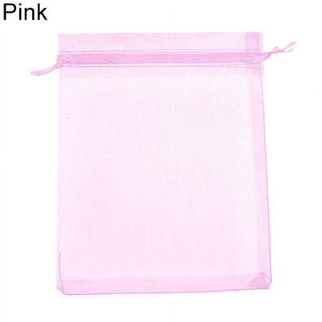 CNKOO Exquisite Party Supplies 50 Pcs Organza Jewelry Gifts Drawable Box Wedding Gift Candy Mini Pouch Bag