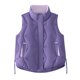 thumbnail image 2 of Chaqueta informal sin mangas con capucha, bolsillos y cuello alto, con bloques de color, para mujer. Chaqueta de algodón para mujer., 2 of 4