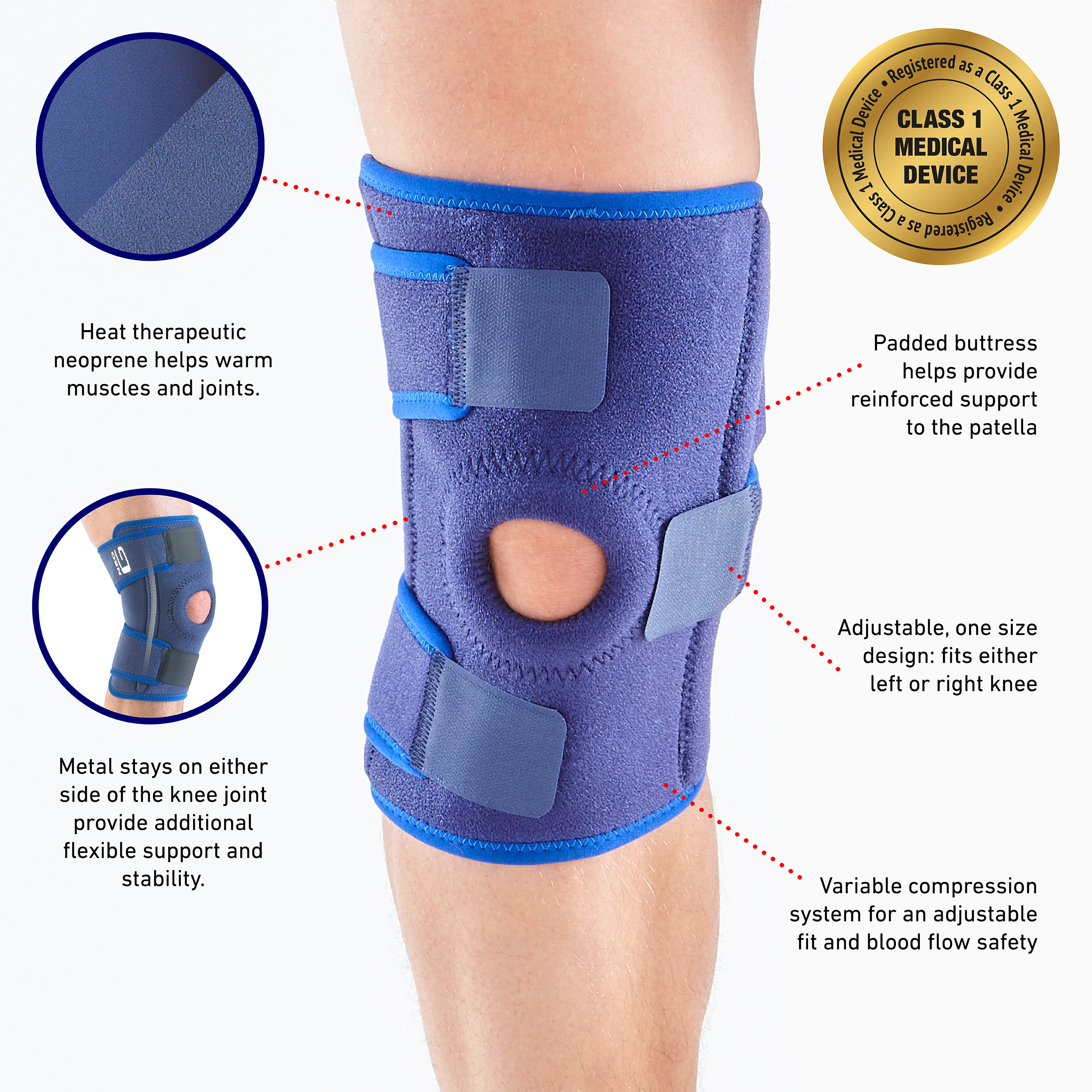 Neo G Open Knee Brace One Size photo 6