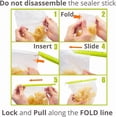 thumbnail image 4 of 17 pcs Thick Bag Sealer Rod Stick | Grip Stick Style Rod Clip | 4 Lengths | Eco-Friendly Airtight Watertight & Leakproof | Reusable & Easy for Storage – No Food Contact, 17, 4 of 4