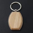 thumbnail image 1 of Keychain Ring Blank Wood Home Car Key Holder Holder Self-assembly Portable Backpack Handbag Coin Purse Keyrings Homemade Handicraft Pendant Type 1, 1 of 1