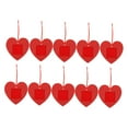 thumbnail image 5 of GOOHOCHY 10Pcs Heart Shape Valentines Day Photo Frame with Felt and Sequins, 5 of 8
