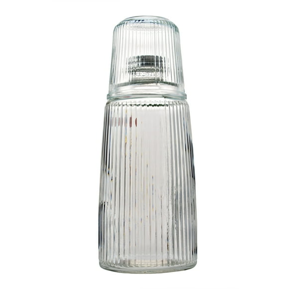 Botella de Vidrio Ambient 21 1.1L Diseño Acanalado