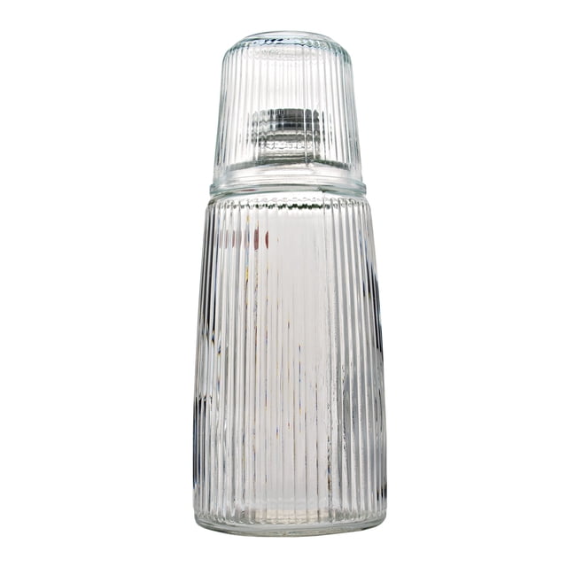 Botella de Vidrio Ambient 21 1.1L Diseño Acanalado