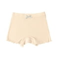 thumbnail image 2 of ATOGUTA Girls Boyshorts Underwear Size 3T-8 Soft Boyshorts Kids Underwear Boxer Briefs Safety Panties for Dress, Beige, 2 of 5