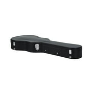 Gator Cases Hard Shell Wood Protective Case for 3/4 Size Acoustic Guitars, Black