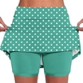 thumbnail image 3 of BVOFAR Skorts for Women High Waisted Tennis Skirts with Built-in Shorts Stretchy Printed Skort Mint Green M, 3 of 6