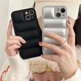 thumbnail image 4 of Household Solid Color Down Jacket Phone Case Protective Sleeve,iPhone 15 Pro, 4 of 4