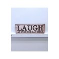 thumbnail image 1 of Laugh Wooden Sign Wall Decor, 1 of 1