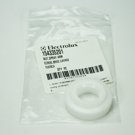 - 154335201 For Frigidaire Dishwasher Spray Arm Retainer Nut