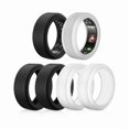 thumbnail image 1 of wonima02 6 Pack Rings Protector Compatible with Oura Ring Gen 4/Oura Gen 3/Ultrahuman Ring Cover, Silicone Rings Cover Working Out Accessories Men Women-3Black+3Clear-M for 11 12 13 14, 1 of 1