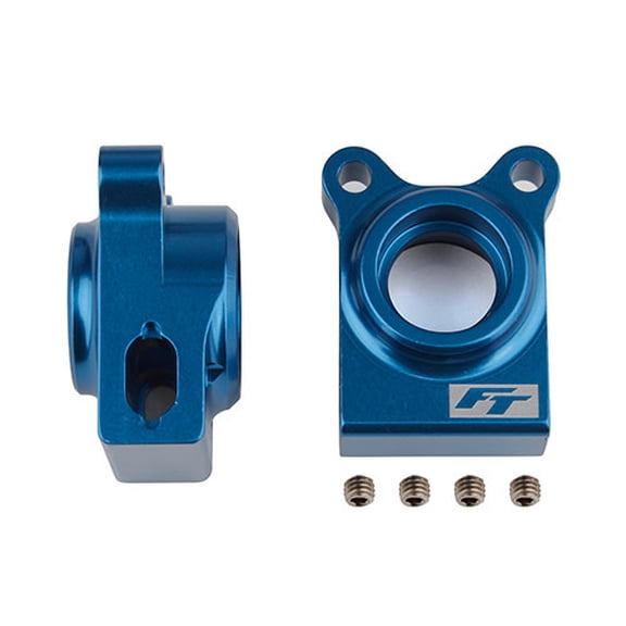 ASC92270 Associated RC10B74.1 FT Aluminum Rear Hubs (Blue) ASC92270
